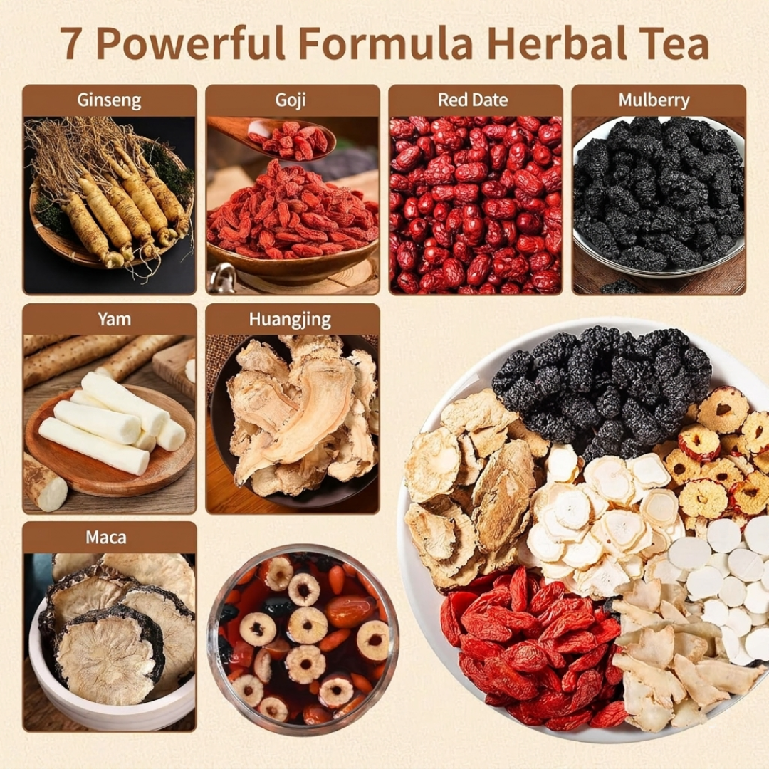 Ginseng Five Treasure Tea