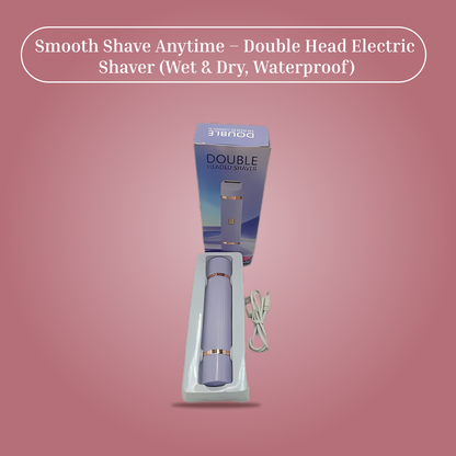 Double Head Electric Shaver