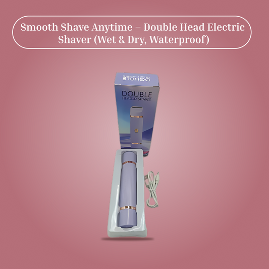 Double Head Electric Shaver