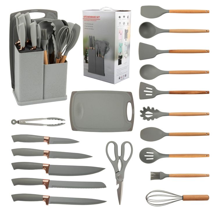 19 Pieces Silicon kitchen Set