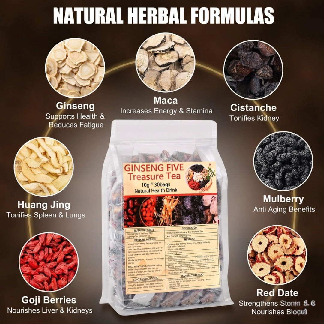 Ginseng Five Treasure Tea