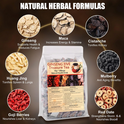 Ginseng Five Treasure Tea